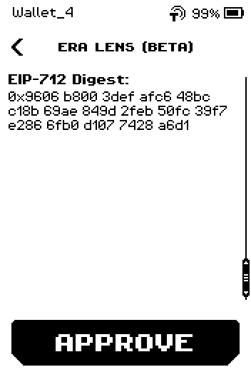 EIP-712 review page 3: EIP-712 digest and APPROVE