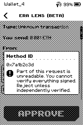 Note: part of this request is unreadable, reject unless independently verified