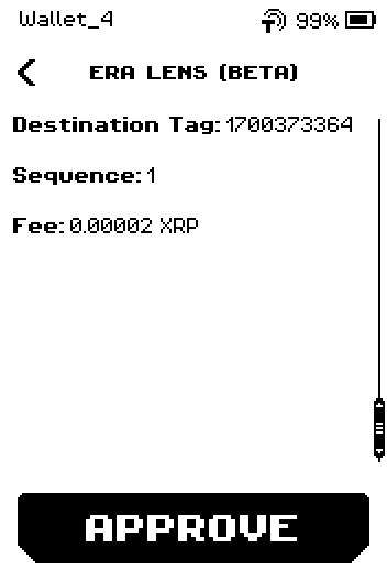 XRP review page 2: destination tag, sequence, fee 0.00002 XRP